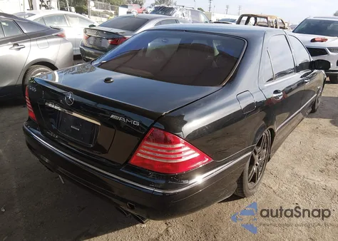 2006 Mercedes-Benz S 65 Amg z USA, uszkodzony, nr VIN WDBNG79J56A472413